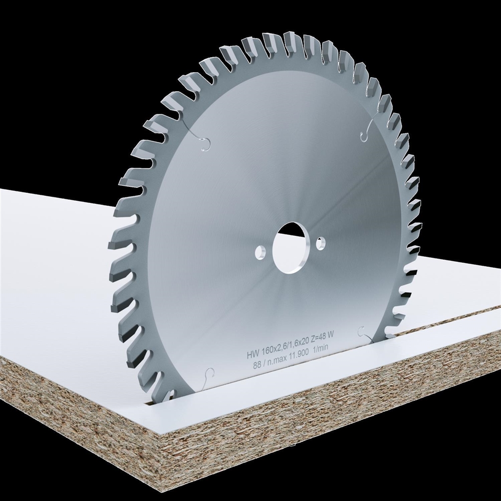 Hartmetallbestückte HW-Handkreissägeblätter<br />Hohe Wechselzahnreihe
