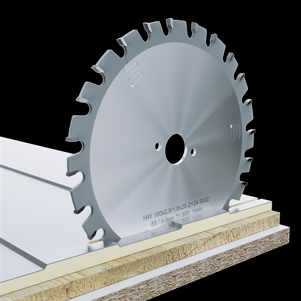 HM-SWZ Handkreissägeblatt  160 mm