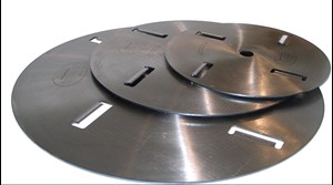 Chromstahl-Schälblatt